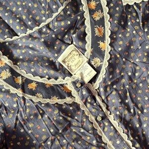 Gunne Sax Floral Midi Dress